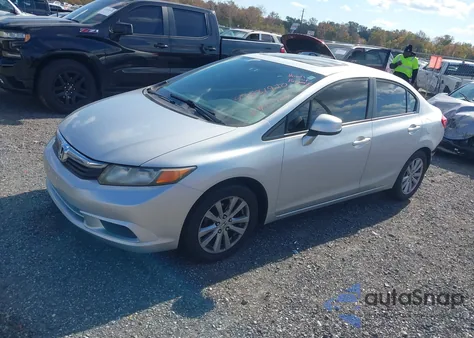 2012 Honda Civic Ex из США, поврежденный, VIN 2HGFB2F89CH602152